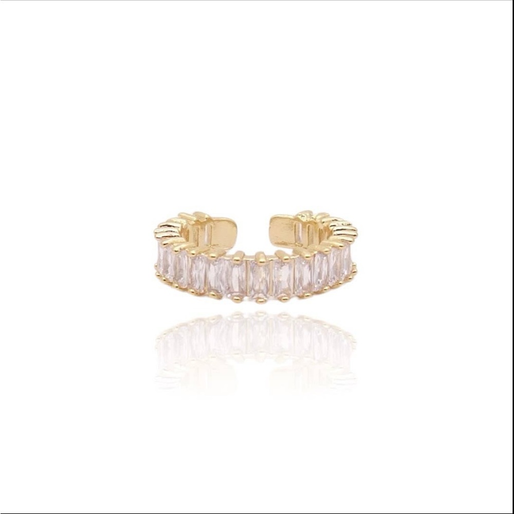 Clear Baguette Eternity Band